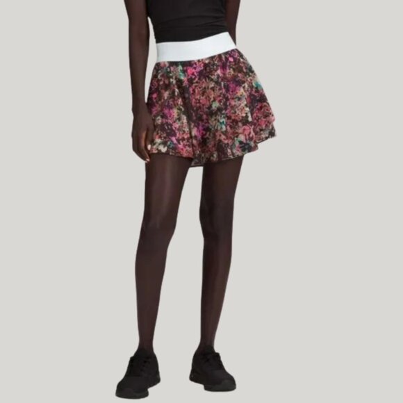 Lululemon Court Rival High-Rise Skirt – Stencil Blossom Red Multi – Size 6 - Picture 7 of 9